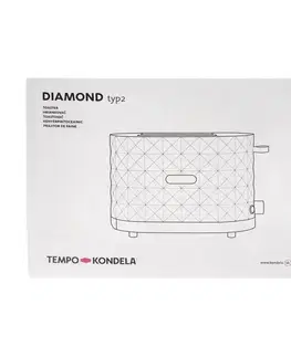 Hriankovače TEMPO-KONDELA DIAMOND TYP 2, hriankovač, červená, plast/kov