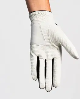 rukavice Dámska golfová rukavica 100 pre pravákov biela