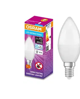 LED osvetlenie Osram LED  Antibakteriálna žiarovka  B40 E14/4,9W/230V 6500K - Osram 