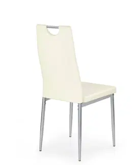 Jedálenské stoličky a kreslá Jedálenská stolička K202 Halmar Krémová