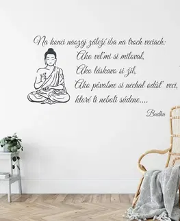 Nálepky na stenu Samolepka - Budha