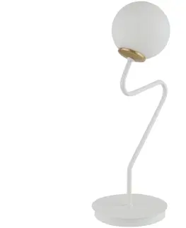 Lampy  Stolná lampa ZIGZAG 1xG9/12W/230V biela 