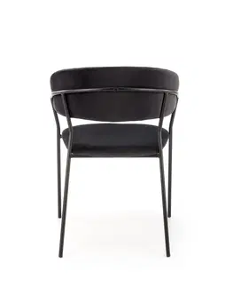 Jedálenské stoličky HALMAR K426 jedálenská stolička čierna