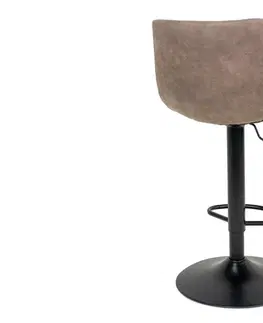 Barové stoličky Norddan Dizajnová barová stolička Dominik svetlohnedá