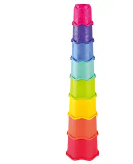 Náučné hračky WIKY - Veža skladacia 8 kališkov