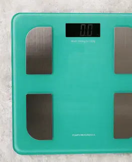 Osobné váhy TEMPO-KONDELA SENJA, inteligentná osobná váha, s aplikáciou, neomint