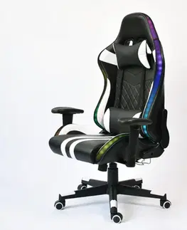 Kancelárske stoličky Herné kreslo ZOPA s RGB LED Tempo Kondela