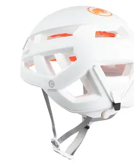 Horolezecké prilby horolezecká helma Mammut Crag Sender Helmet white