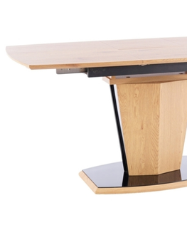 Jedálenské stoly Signal Stôl HOUSTON dub 120(160)x80