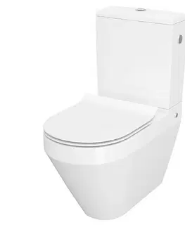 WC kombi Kompakt Crea ovál horizontálny