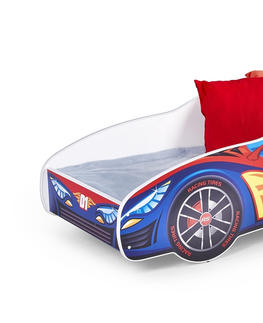 Postele HALMAR Speed detská posteľ s roštom a matracom kombinácia farieb
