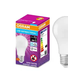LED osvetlenie Osram LED Antibakteriálna žiarovka  A60 E27/8,5W/230V 6500K - Osram 