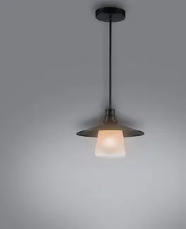 Moderné lampy do obývačky Loft Závesné svietidlo 1x60w E27 Čierna