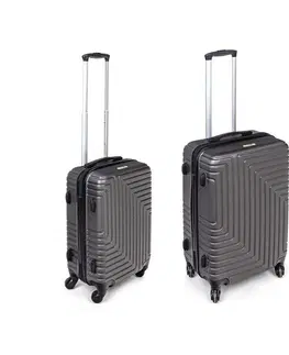 Batohy Pretty UP 2dielna sada cestovných kufrov ABS25, antracit