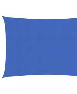 Stínící textilie Tieniaca plachta obdĺžniková HDPE 2 x 4 m Dekorhome Modrá