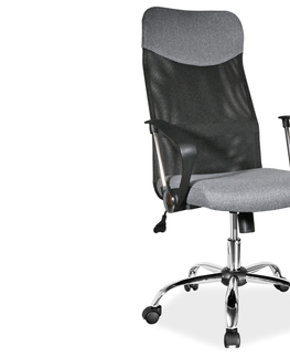 Kancelárske stoličky Signal Kancelárska stolička Q-025 šedý materiál