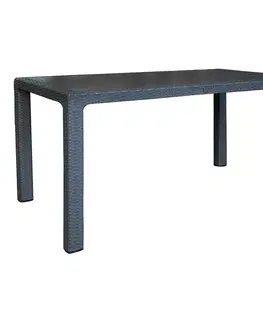 Záhradné stoly Stôl Infinitty 140x90 sivý