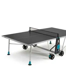 stolný tenis Stôl na stolný tenis 200X vonkajší sivý
