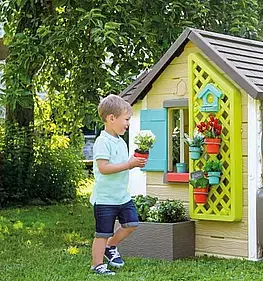 Detské záhradné PVC domčeky DEOKORK Domček záhradnícky rozšíriteľný