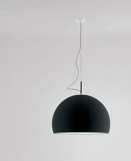Závesné svietidlá Prandina Prandina Biluna S5 závesná lampa, čierna matná