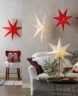 Vianočné svetelné hviezdy STAR TRADING Sedemcípa Sensy Star dekoračná lampa