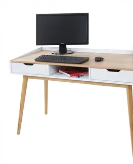 Pracovné stoly Písací stôl s úložným priestorom
