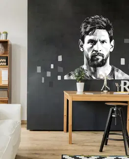 Nálepky na stenu Futbalová nálepka na stenu - Messi