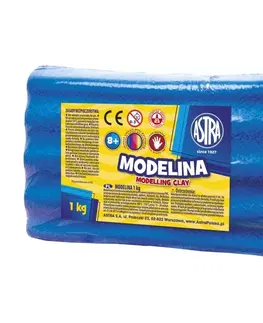 Hračky ASTRA - Modelovacia hmota do rúry MODELINA 1kg Modrá, 304111010