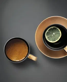 Šálky a hrnčeky Kávova a čajová súprava Gem 3-diela (čierna)