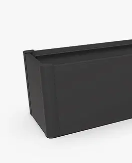Truhlíky Biohort Hrantík Belvedere MINI 45 cm (tmavo šedá metalíza) 201 cm (3 krabice)