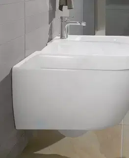 Kúpeľňa VILLEROY & BOCH - Subway 2.0 WC doska Comfort, SoftClosing, alpská biela 9M86S101