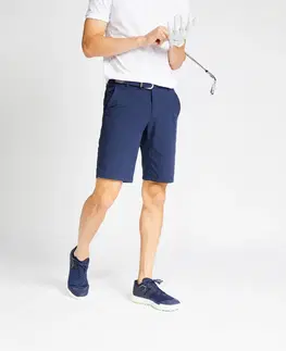 golf Pánske golfové šortky WW500 tmavomodré