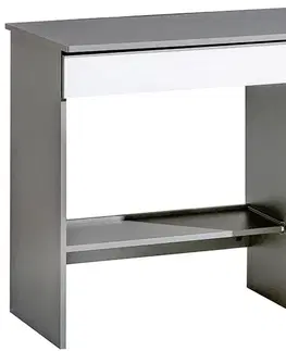 PC stolíky PC stolík Guliver II 6, šedá/biela