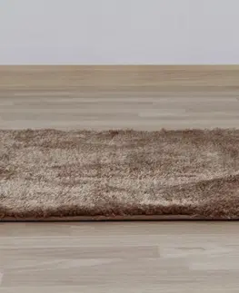 Koberce a koberčeky KONDELA Annag koberec 140x200 cm svetlohnedý