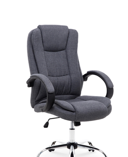 Kancelárske stoličky HALMAR Relax 2 kancelárske kreslo s podrúčkami tmavosivá