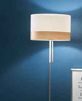 Stojacie lampy Globo Stojaca lampa Libba so šnúrovým vypínačom