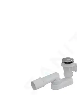Kúpeľňa RAVAK - Odtokové systémy Vaňová odtoková súprava s napúšťaním II, ClickClack, dĺžka 570 mm, chróm X01440