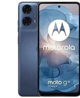 Mobilné telefóny Motorola Moto G24 Power 6000 mAH, 8/256 GB, Ink Blue