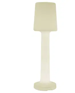 Vonkajšie osvetlenie terasy Newgarden Newgarden Carmen stojacia lampa výška 165 cm teplá biela