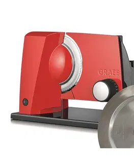 Elektrické kuchynské krájače GRAEF SKS 11023 elektrický krájač s 2 kotúčmi​, červená