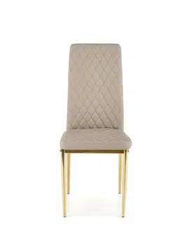 Jedálenské zostavy Jedálenská stolička K501 Halmar Cappuccino