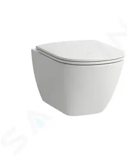 Záchody Laufen - Lua Závesné WC, Rimless, LCC, biela H8200804000001