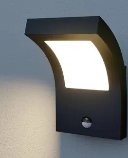 Vonkajšie nástenné svietidlá so senzorom Arcchio Arcchio Advik vonkajšie nástenné LED so snímačom