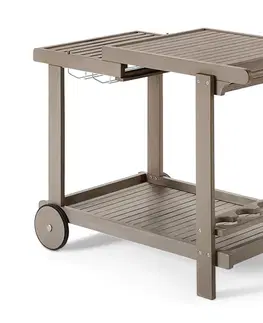 Outdoor Tables Vozík na grilovanie »Leira« s 2 vyberateľnými podnosmi