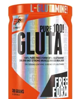 Glutamín Gluta Pure 100 L-Glutamine - Extrifit  300 g