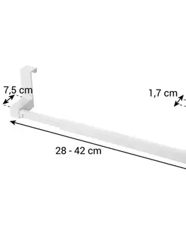 Odkvapkávače na riad Tescoma Závesná lišta nastaviteľná FlexiSPACE 280-420 mm