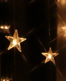 Vianočné osvetlenie STAR TRADING Desať povrazov – svetelný LED záves Star 20-pl.
