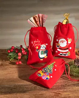 Vianočné dekorácie Vianočné tašky