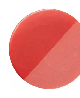 Závesné svietidlá Ferroluce Závesná lampa PI, valcovitá, Ø 8 cm, červená