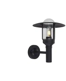Svietidlá  Vonkajšia nástenná lampa 1xE27/60W/230V IP44 čierna 